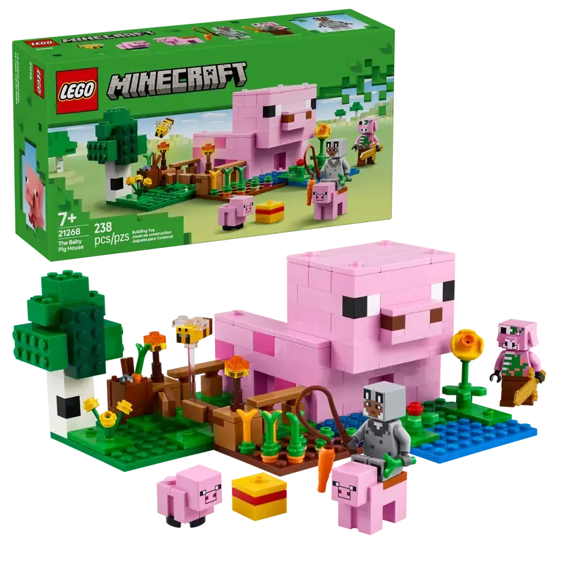 LEGO LEGO Minecraft The Baby Pig House - Pow Science LLC