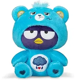 Basic Fun Inc. Plush Care Bears (8") - Hello Kitty  Dressed As Grumpy Bear (Blue)