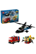 LEGO LEGO Helicopter, Fire Truck &amp; Submarine Remix - Pow Science LLC