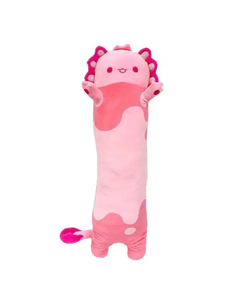 Showcase Long Animal Plush Body Pillow Axolotl