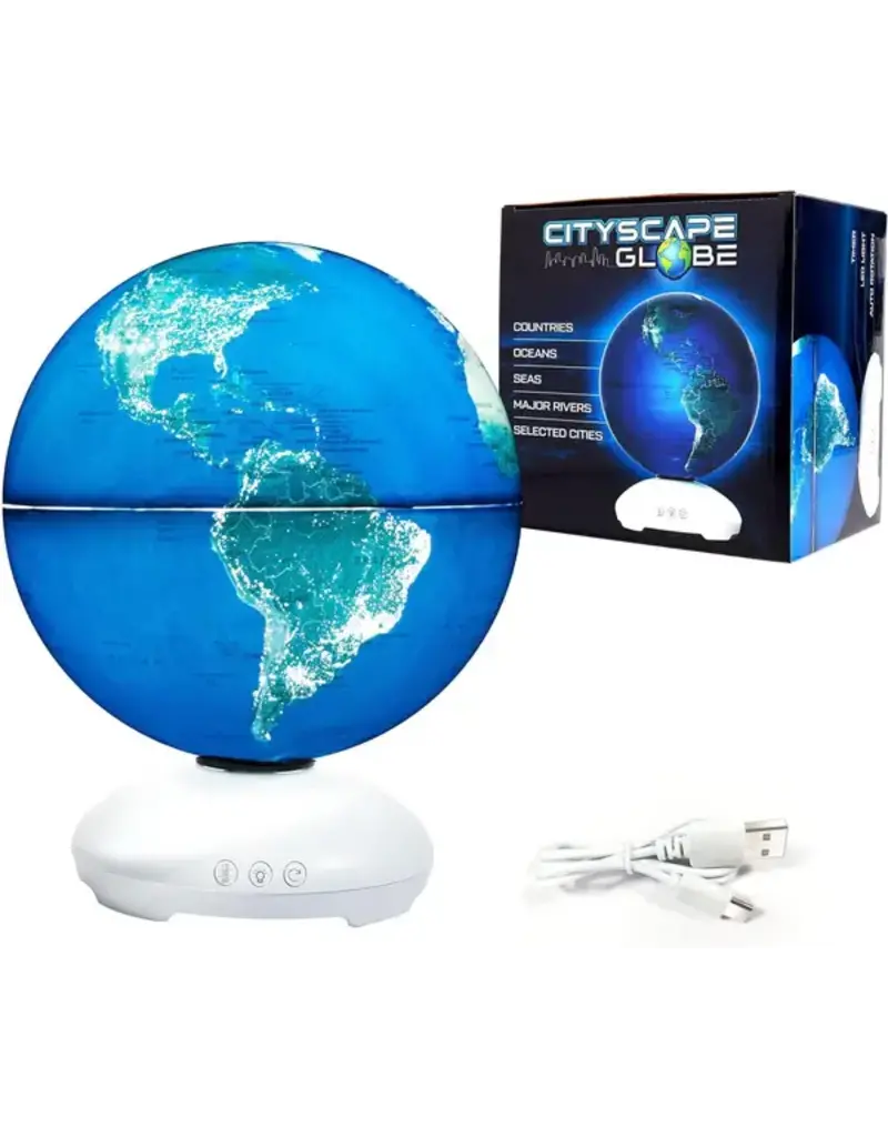 USA Toyz Cityscape LED Globe