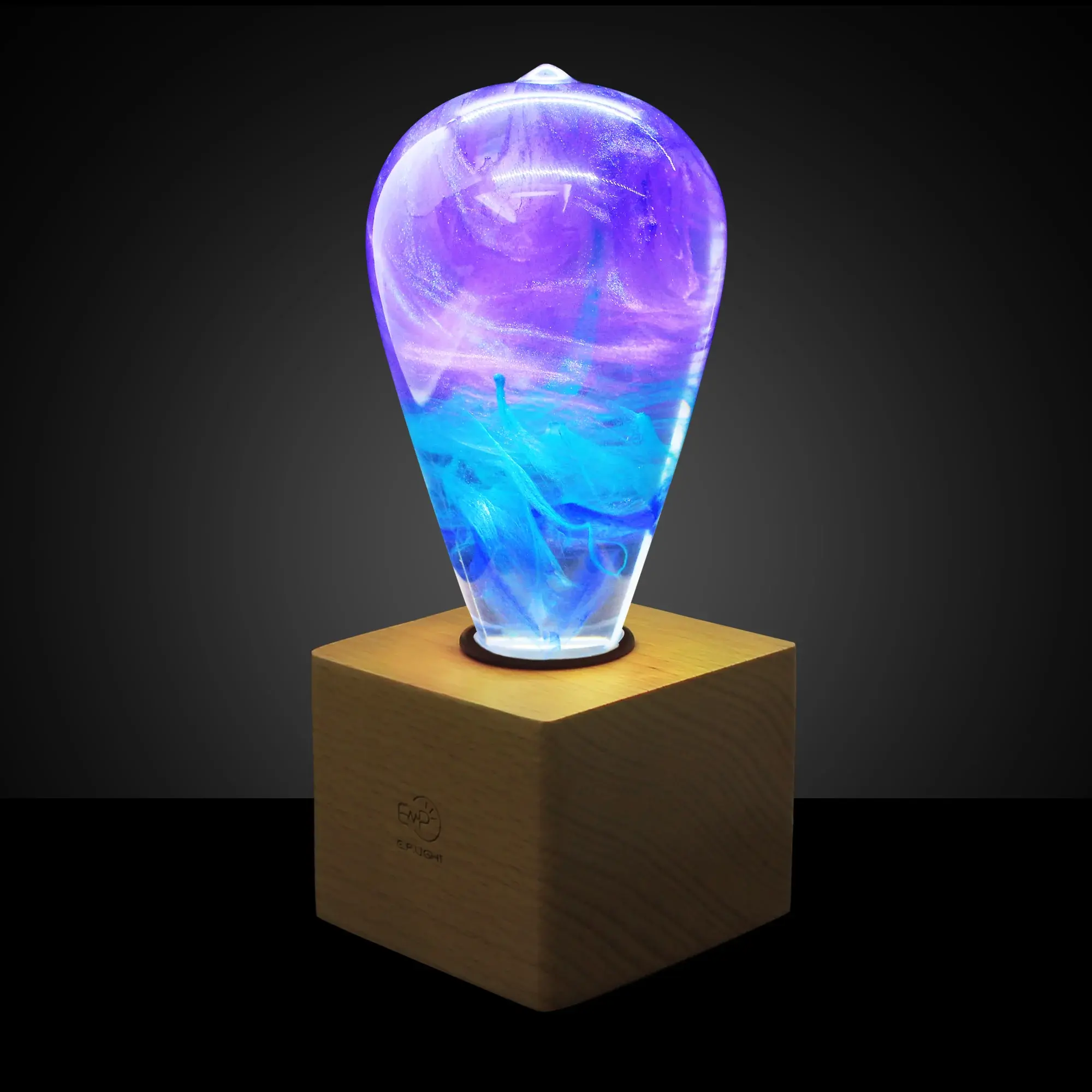 Resin Faith Lamp - Bulb & Base
