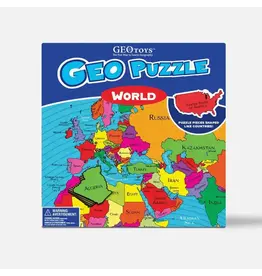 Geo Toys Educational GeoPuzzle World