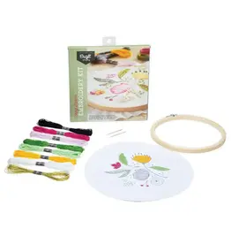 Playmonster Craft Crush Spring Blooms Embroidery Kit