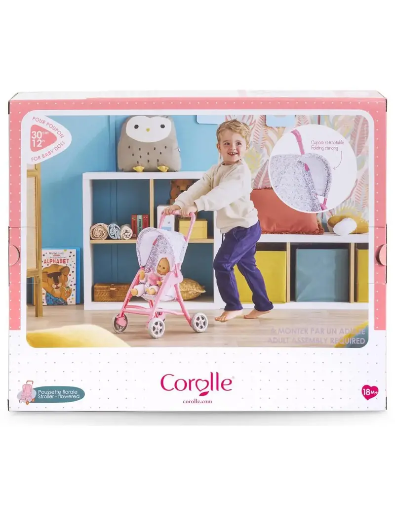 Corolle Baby Stroller -  Flowered