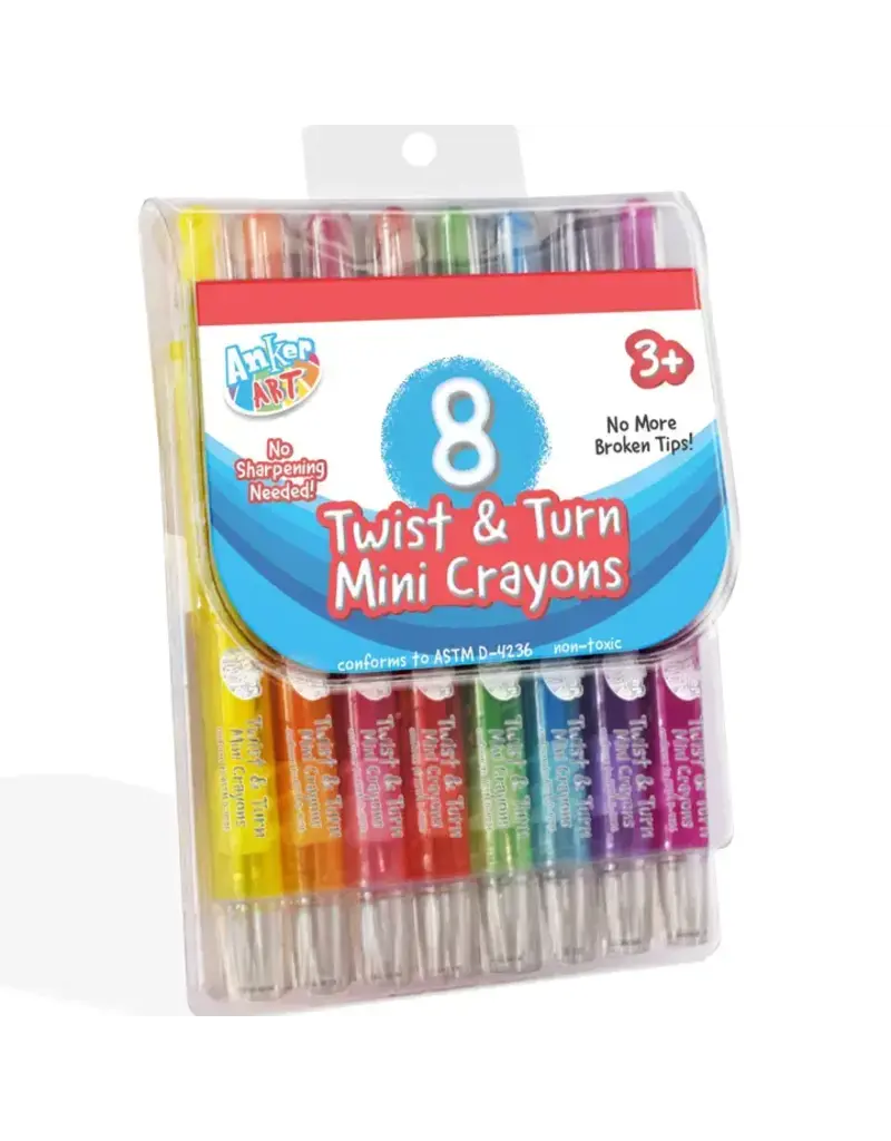 Anker Art Twist & Turn Mini Crayons ( 8 Pack)