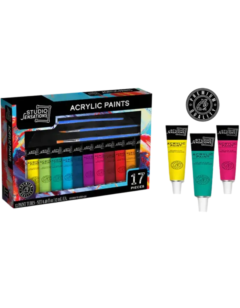Anker Art Acrylic Paint & Brush Set