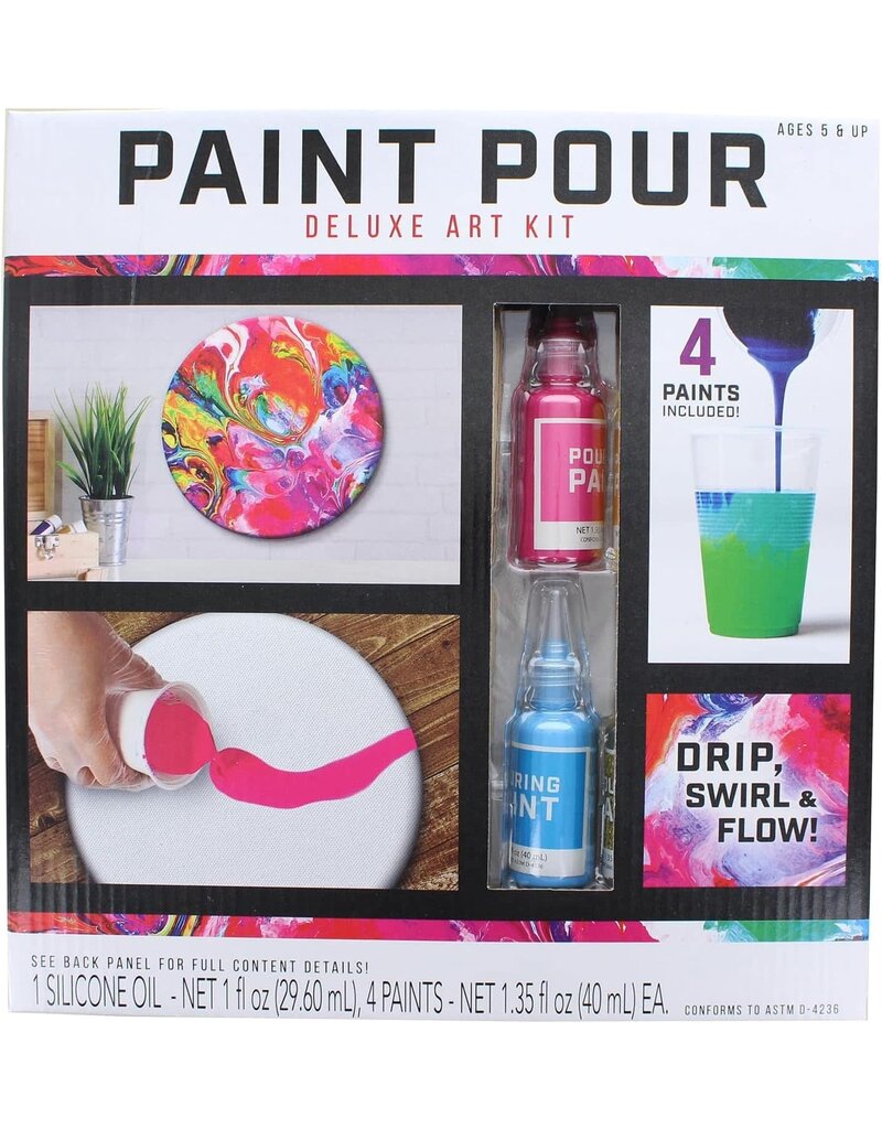 Paint Pour Deluxe Art Kit