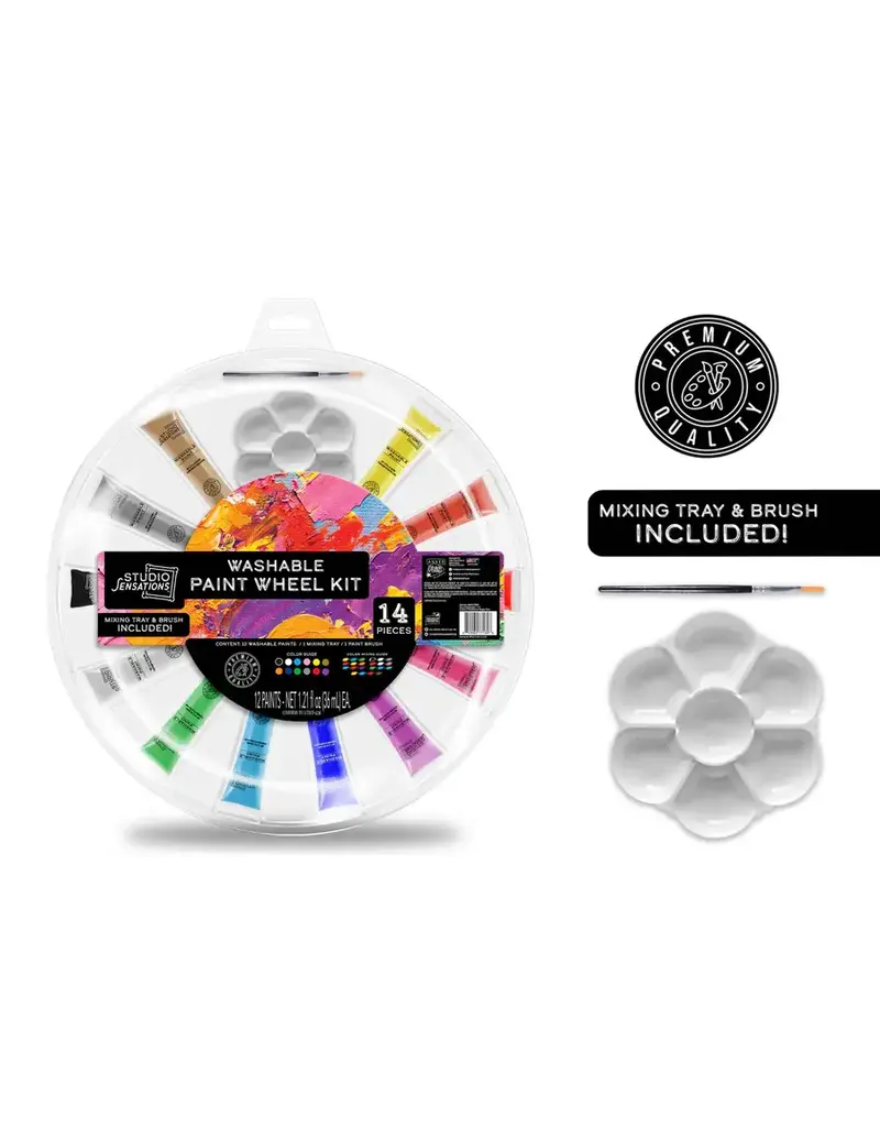 Anker Art Washable Paint Wheel Kit (14Pc)