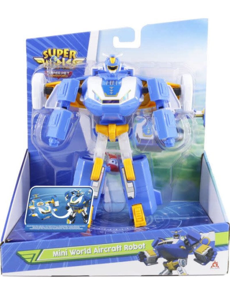 Super Wings Mini World Aircraft Robot