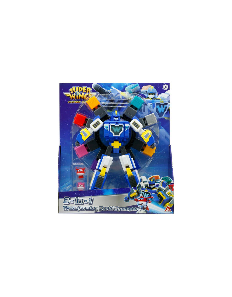 Alpha Group 3-in-1 Super Wings Transforming World Spaceport