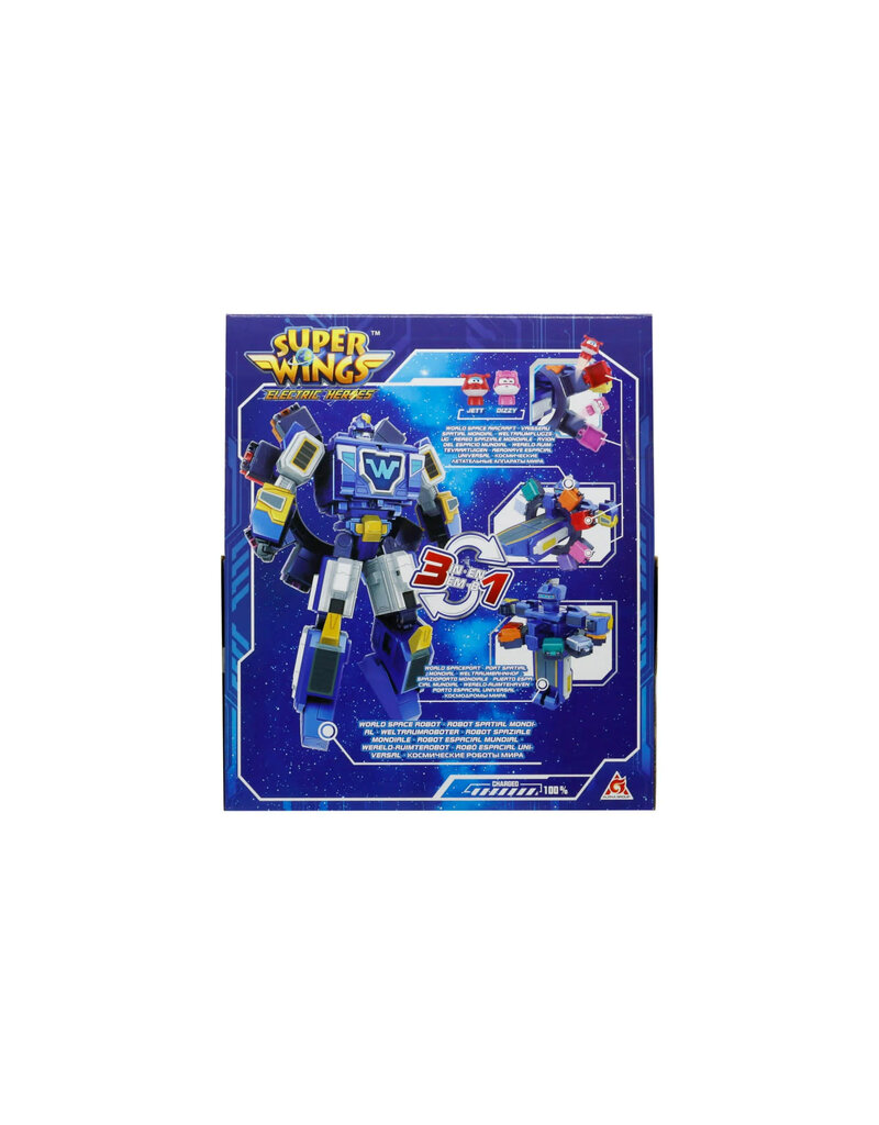 Alpha Group 3-in-1 Super Wings Transforming World Spaceport