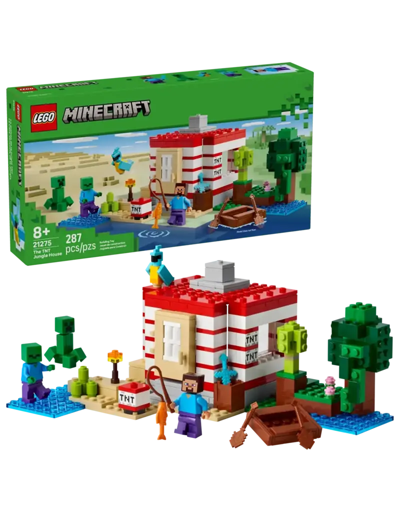 LEGO LEGO Minecraft The TNT Jungle House