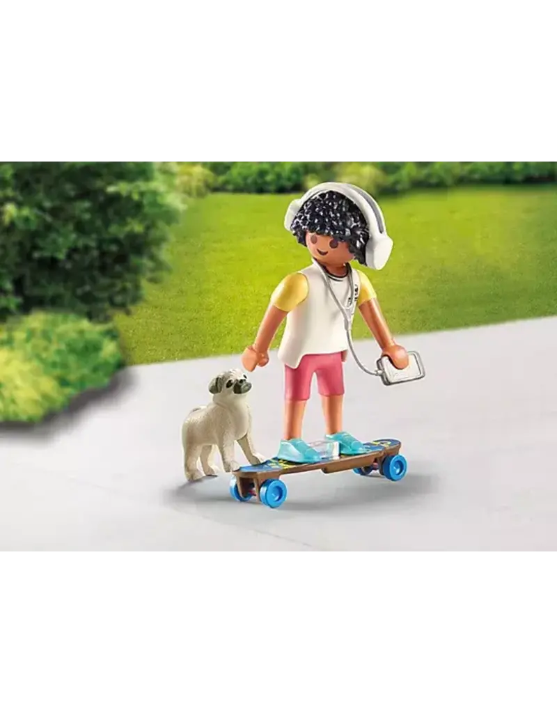 Playmobil Playmobil Skateboarder with a dog