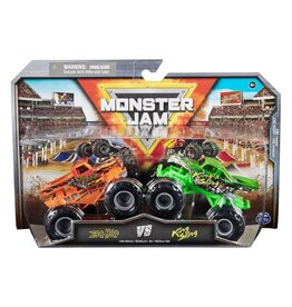 Spin Master Monster Jam 1:64 Scale Monster Truck 2 Pack - Bog Hog vs King Sling