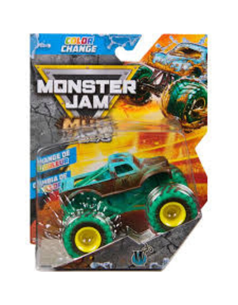 Spin Master Monster Jam Mud Blasters 1:64 Scale Monster Truck - W