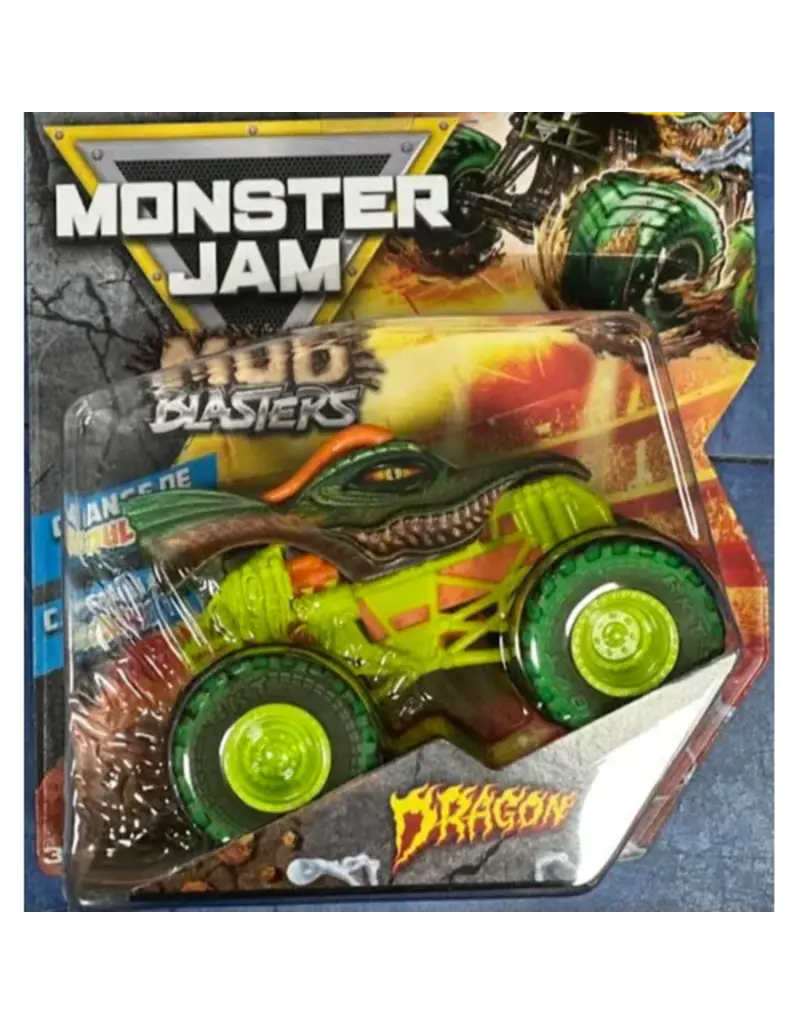 Spin Master Monster Jam Mud Blasters 1:64 Scale Monster Truck - Dragon