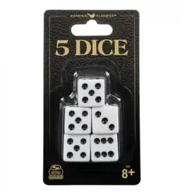 Spin Master Cardinal Classics, 5 Dice Set
