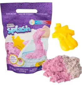 Kinetic Sand Kinetic Sand Splash, 1.5lb White-Pink Color-Change Play