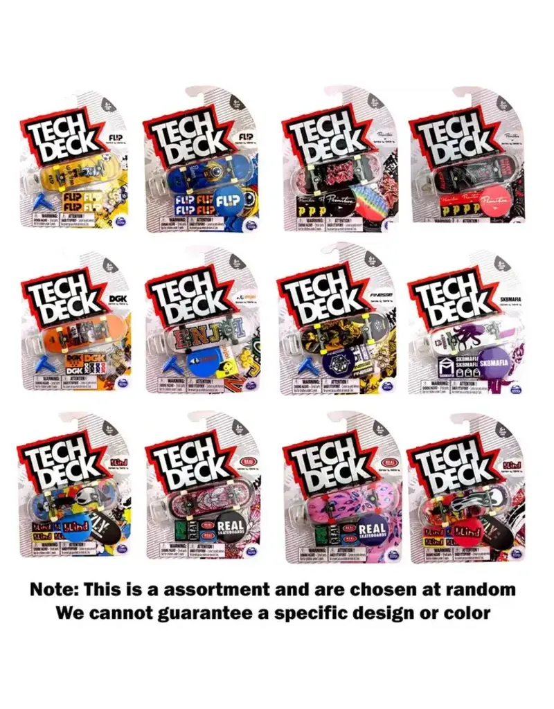 Spin Master Fidget Tech Deck 96mm Fingerboard (Styles Vary ; Sold Individually)