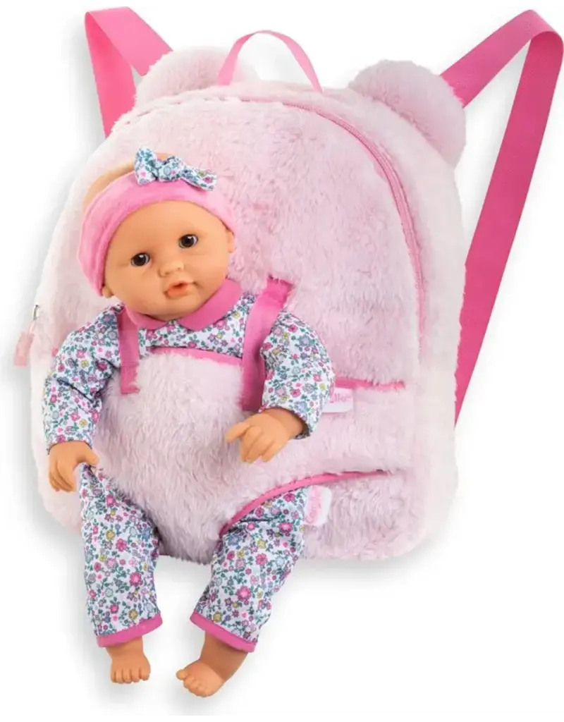 Corolle Plush Baby Doll Backpack