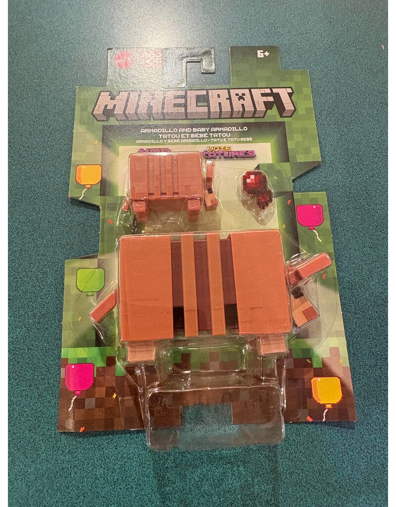Mattel Minecraft Armadillo Craft-A-Block Action Figure