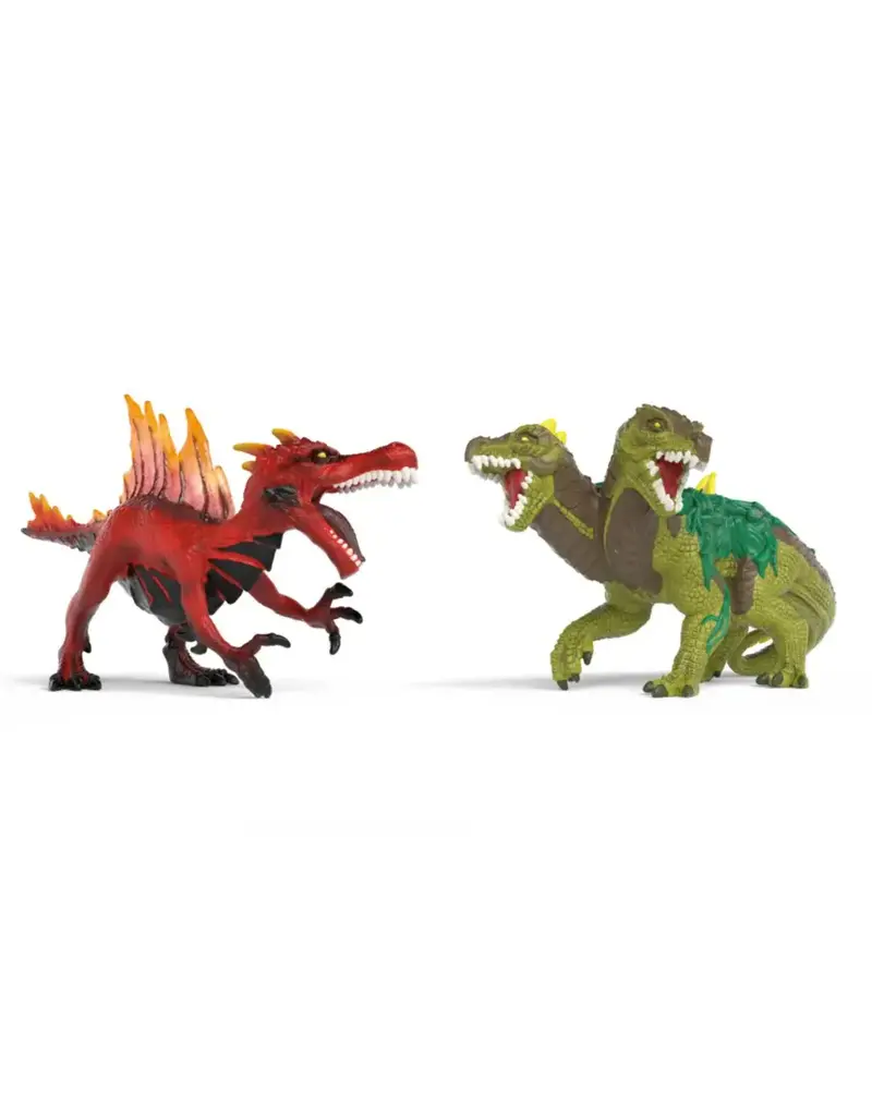 Schleich Schleich Eldrador Fire Dinosaur vs. Jungle Lizard