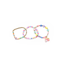 Creative Education (Great Pretenders) Jewelry Rainbow Smiles Bracelet (3 Pieces Set)