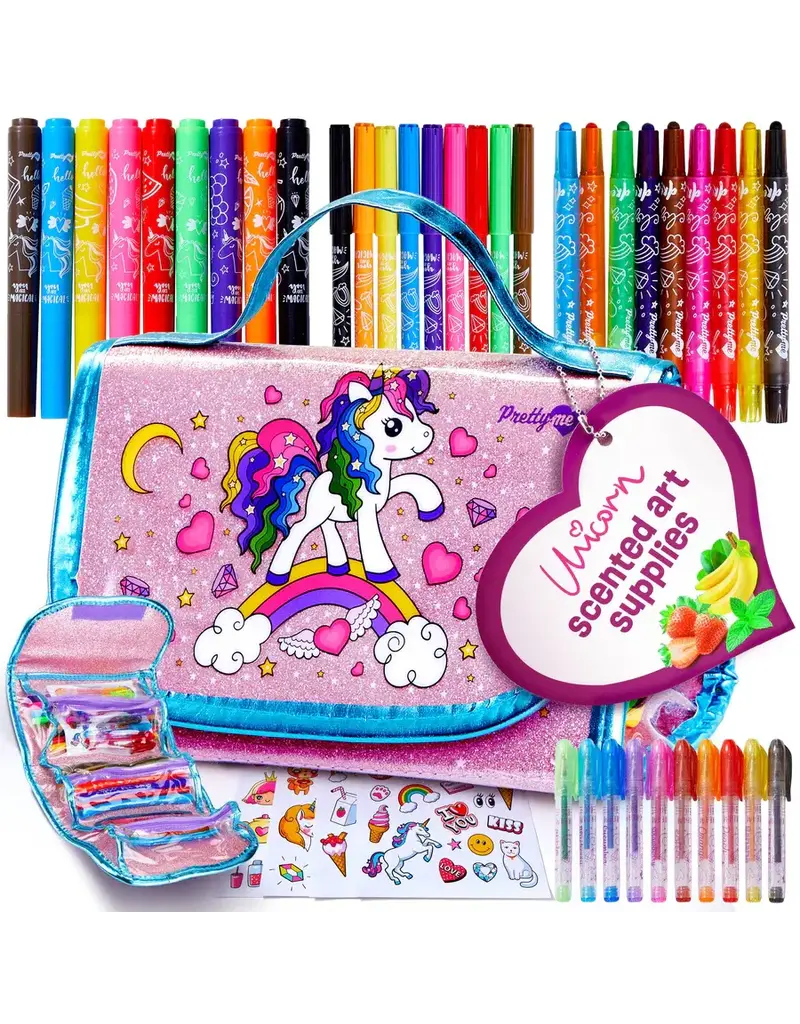 Dan&Darci Unicorn Scented Art Supplies Kit for Kids