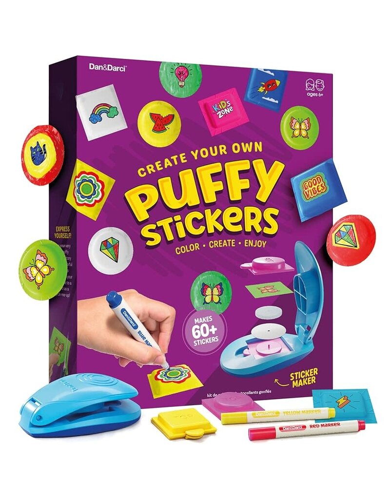 Dan&Darci Puffy Sticker Maker Kit -  Create Your Own Puffy Stickers