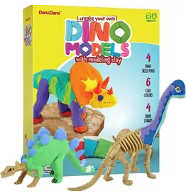 Dan&Darci Dino Clay Model Dinosaurs with Modeling Clay