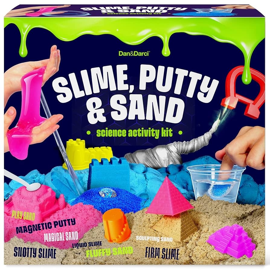 Sensory Science Activity Kit ( Slime, Putty & Sand)