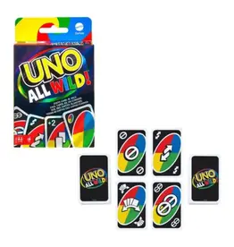 Hot Wheels Game - UNO All Wild Card Game