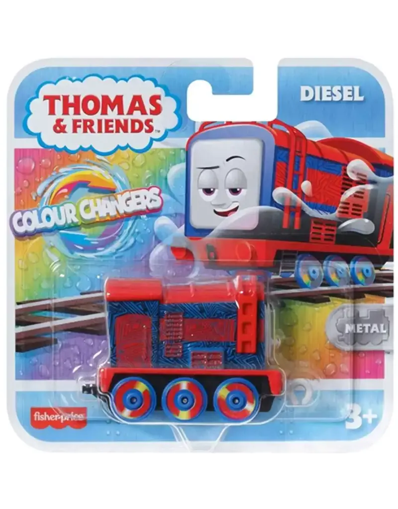 Hot Wheels Thomas & Friends Color Changing Train Friends ( Red & Blue)