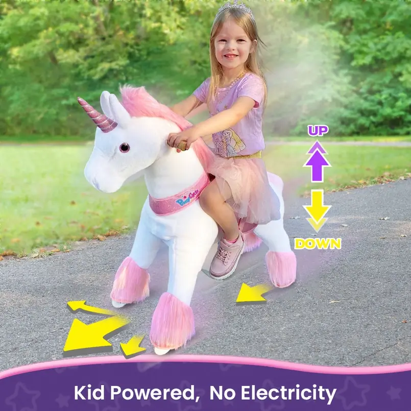 PonyCycle Ride-On Pink Unicorn