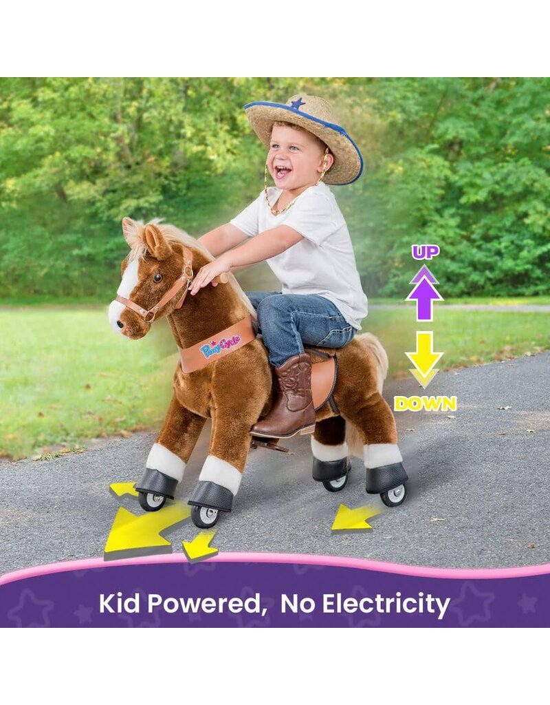 FAIRE PonyCycle Ride-On Brown Horse