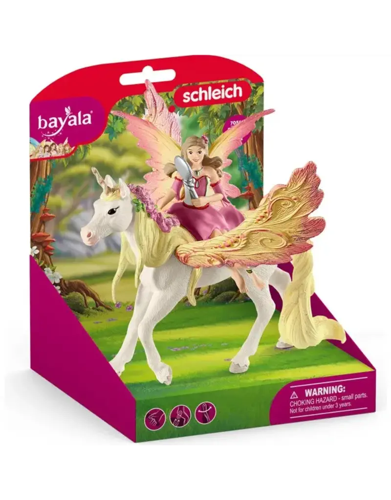 Schleich Fairy Feya with Pegasus