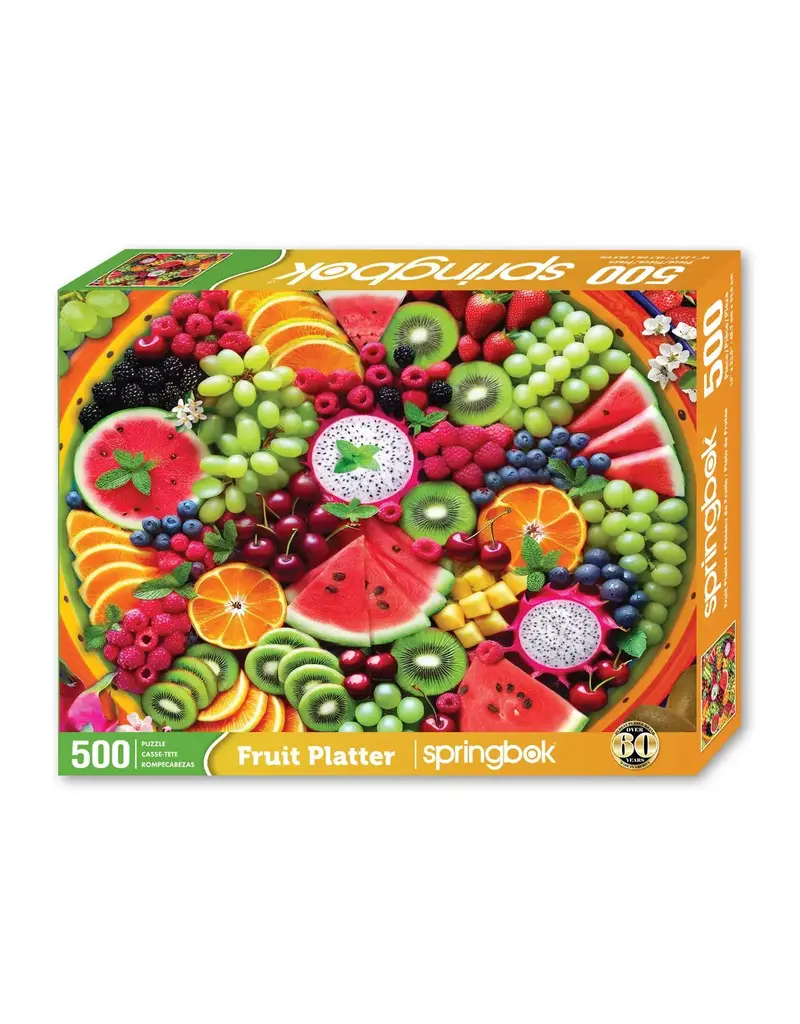 Springbok Puzzles Puzzle Fruit Platter- 500 Pieces