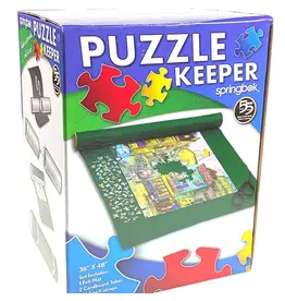 Springbok Puzzles Puzzle Keeper (1 Felt Map, 2 Cardboard Tubes)