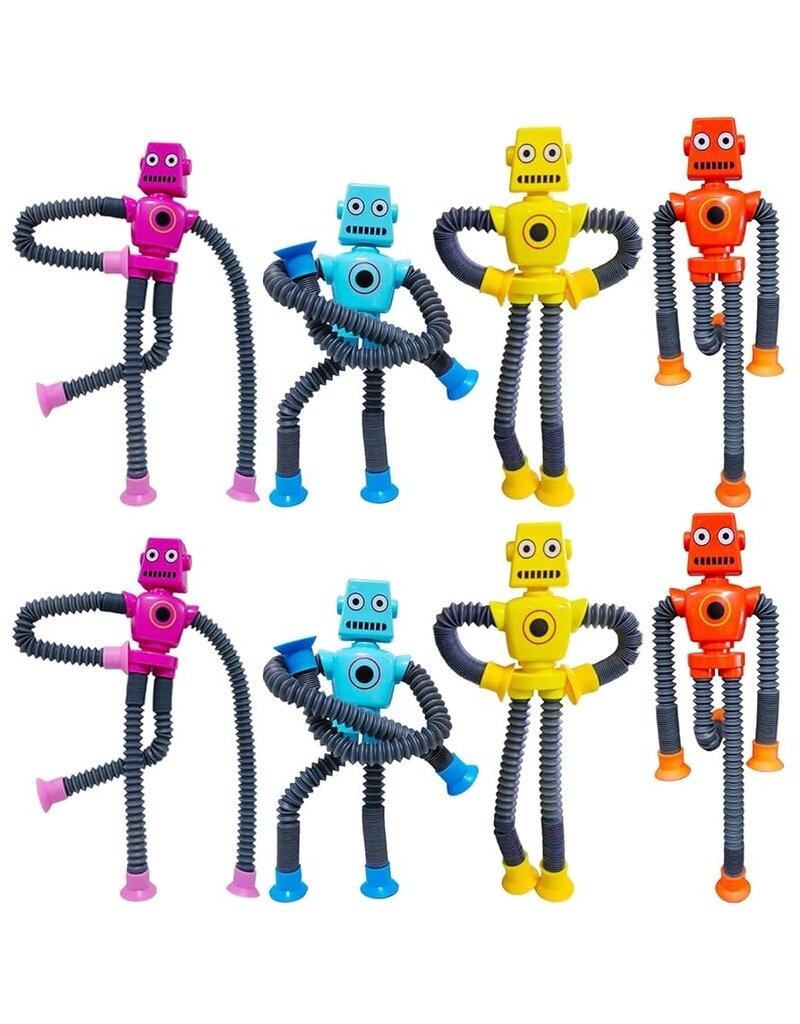 Handee Products Novelty Pop Tube Robot