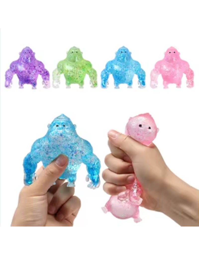 Handee Products Gummee Gorilla Super Stretchy Monkey Toy ( Sold Individually; Colors Vary)