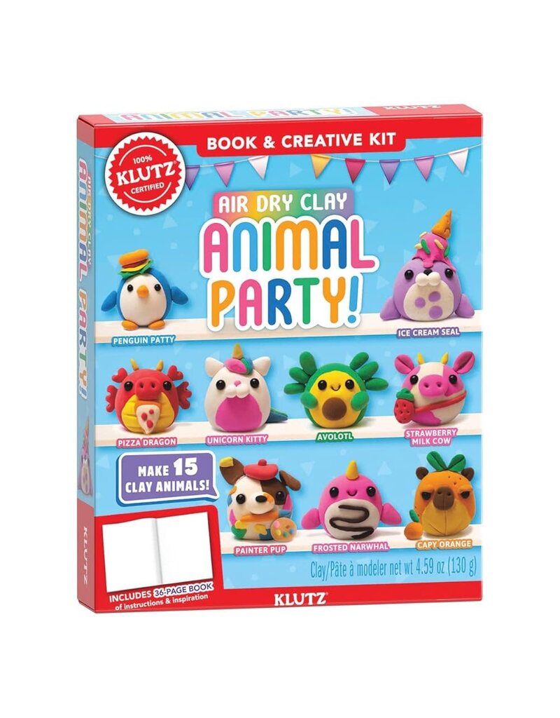 Klutz Air-Dry Clay Animal Party