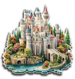 Crafthub Wooden jigsaw Puzzle -  Fairytale Castle
