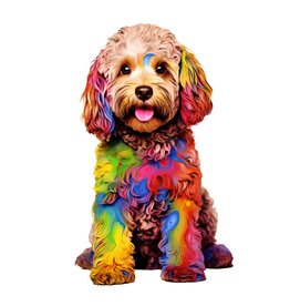 Crafthub Wooden jigsaw Puzzle -  Cockapoo Dog