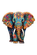 Crafthub Wooden Jigsaw Puzzle -  Vivid Elephant