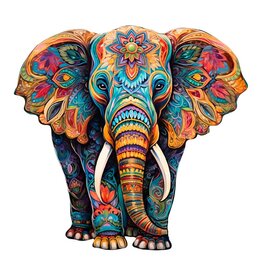 Crafthub Wooden Jigsaw Puzzle -  Vivid Elephant