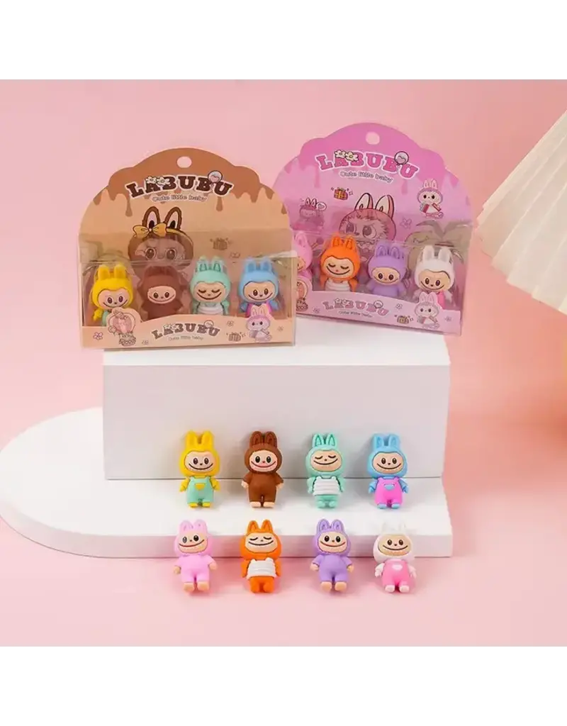 Little Trendy Labubu Rubber Eraser