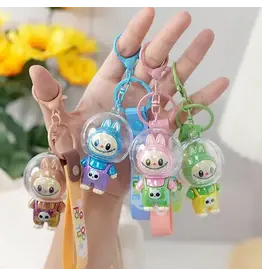 Little Trendy Astronaut Labubu Keychain