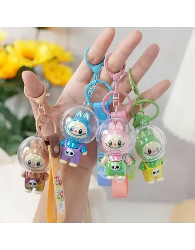 Little Trendy Astronaut Labubu Keychain