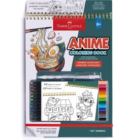 Faber-Castell Anime Coloring Book - Japanese Adventures